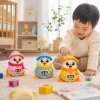 Colorful chick toys, baby handcrafted fabric, cute and fun, early childhood education and enlightenment doll gifts details Picture